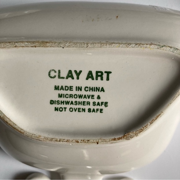 Clay Art Ceramic Dishes Bowls Cactus Margarita Martini  Drink Shape Set Barware - Picture 3 of 5